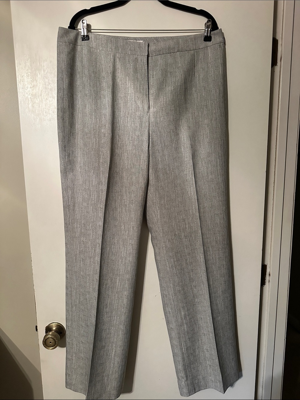 Evan Picone Light Gray Women’s Dress Pants - Straight Leg